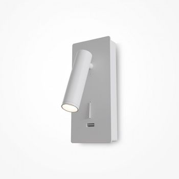 Aplique de pared led con usb mirax (3w)