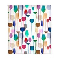 estoralis - estor enrollable translucido  estampado cocina  150 x 255 cm anchoalto tamano tela 147 x 250 cm  c-1225 unico