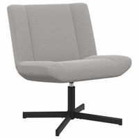 silla giratoria gris claro 63 x 75 x 76 cm piel de oveja vidaxl