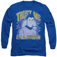 star trek camiseta manga larga doctor para mujer