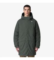 k-way para hombre k8133fw chaqueta jarno twill marmotta verde l casual poliuretano