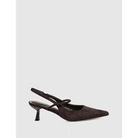 kamome trends zapatos de tacon salon destalonado busot marron para mujer