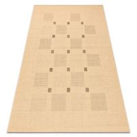alfombra de cuerda sisal floorlux 20079 color maizcolor cafe 240x330 cm