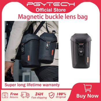 Bolsa para Lentes PGYTECH, Bolsa de Almacenamiento para Cámara DSLR 70200, Funda Protectora para Lentes Teleobjetivo, Apta para Lentes Nikon y Canon