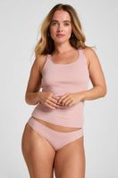 hunkemoller camiseta tirantes basica mujer rosa