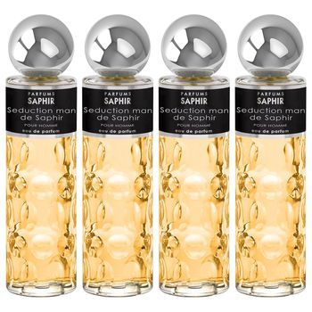 Pack De 4 Eau De Parfum Hombre Saphir Seduction Man 200ml