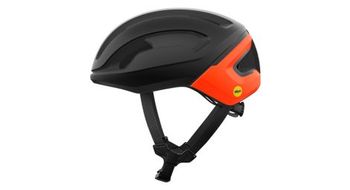 Casco poc omne air mips road negro naranja