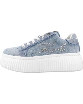 de KARL LAGERFELD ZAPATILLAS MUJER MODELO KREEPER LO SIGNIA COLOR AZUL DBS BLU DBS BLUE