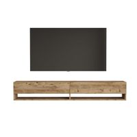 mueble elegante tv futura fr9-a 180 cm pino
