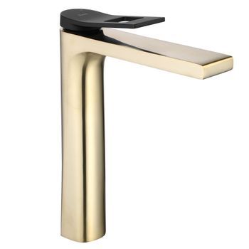 Grifo De Lavabo Rea Soul Gold Black High