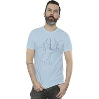 disney camiseta jedi master balance para hombre