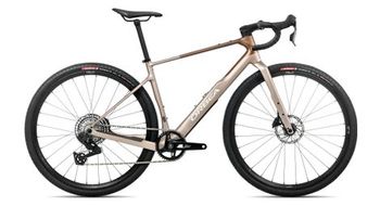 Orbea terra m31eteam 1x bicicleta gravel sram rival xplr axs 13s 700 mm niquel beige met canela marron 2026