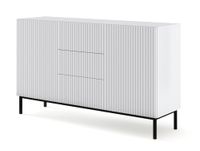 comoda efecto madera blanco y negro led
