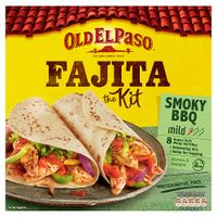 old el paso smoked barbeque fajita dinner kit