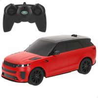 rastar - coche teledirigido range rover sport sv escala 114 replica oficial mando rc 24 ghz puertas abatibles coleccionismo color rojo para coleccionistas y ninos desde 6 anos
