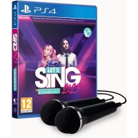 lets sing 2023 incluye canciones espanolas  2 microfonos ps4