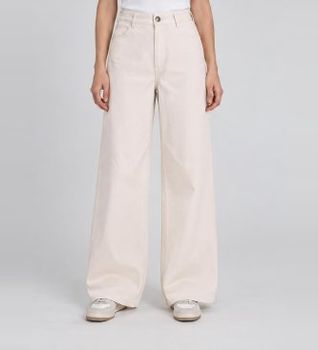 Berwich para mujer. xgab Pantalón Nina-GD beige (44), Casual, Algodón