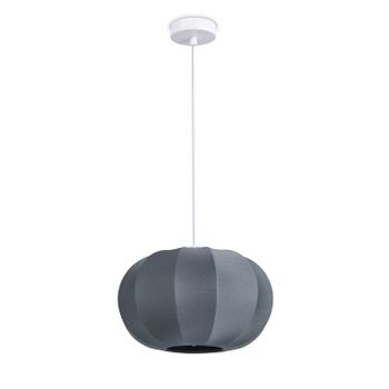 Lámpara colgante Klare gris claro