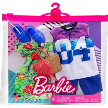 Barbie  vestidos y complementos de Barbie y Ken Mattel HBV72