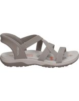 sandalias color taupe de comodo skechers 163460-tpe 39
