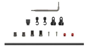 Kit de latiguillos hidraulicos para frenos de disco sram doble compresion  2000 mm  negro