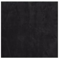 alfombra de pelo corto suave lavable huarte negro 200x200 cm vidaxl