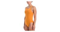 traje de bano nike swim fastback naranja  mujer