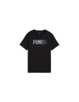 camiseta puma essentials logo lab b infantil negro