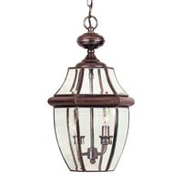 lampara colgante de exterior newbury 2 luces
