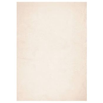 Alfombra De Pelo Corto Suave Lavable Huarte Beige 160x230 Cm Vidaxl