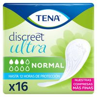 tena discreet ultra normal mujer 16 uds