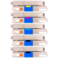 pccom essential toner compatible con oki c301dnc321dnmc342dn negrocianmagentaamarillo pack 5