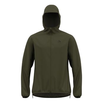 Odlo X-Alp Waterproof  Chaqueta para correr Hombres - verde oscuro