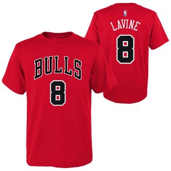 Camiseta manga corta Zach Lavine Chicago Bulls - Flat Replica N&N Junior