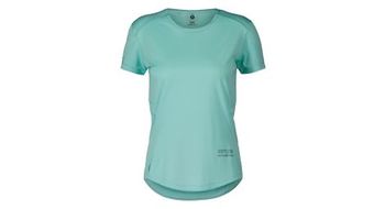 Maillot de manga corta scott endurance tech azul para mujer