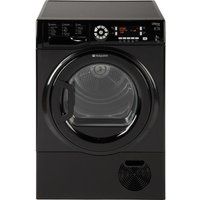 hotpoint condenser tumble dryer futura sutcd97b6km - black black