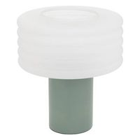 lampara de mesa asti verde lima h36cm