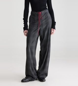Bellerose para mujer. BW262112 C1405 Pantalón Solene gris (36), Casual, Clásico, Poliéster