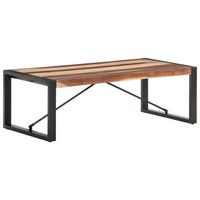 mesa de centro de madera maciza 120x60x40 cm vidaxl
