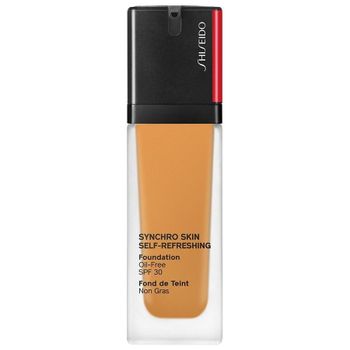 Shiseido - SYNCHRO SKIN Self-Refreshing Oil-Free SPF 30 Bases de maquillaje 30 ml 420 - BRONZE