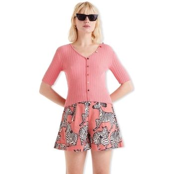 Compania Fantastica Blusa COMPAÑIA FANTÁSTICA Top 10219 - Pink para mujer