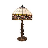 sobremesa con forma y pantalla tiffany d 40cm serie museum