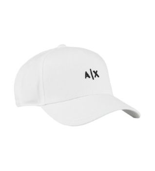 A|X Armani Exchange para hombre. 954112CC57100010 Gorra blanco (OSFA), Casual, Algodón