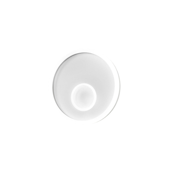 Aplique Led Melania 50w Blanco, 2100lm, Luz Cálida 3000k, Aluminio Y Metacrilato Satinado, Ip20, Diseño Moderno D.50cm