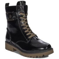 remonte botines botki damskie skorzane lakierowane ocieplane para mujer