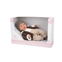 muneca elegance 45 cm iria marron cmecanismo 14 sonidos  magnetico y try me