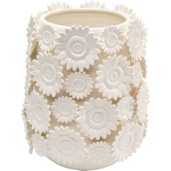 Jarrón blanco de porcelana 29 cm