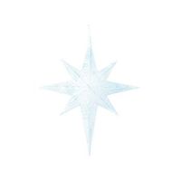 decoracion figura led metal blanco forma de estrella algodon interiores exteriores osma