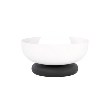 Lámpara de mesa fenko blanco+negro