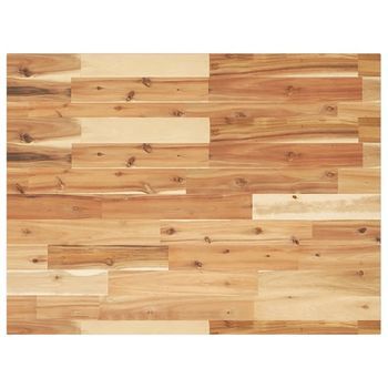 Encimera Tocador Baño Madera Acacia Acabado Aceite 100x60x2 Cm Vidaxl